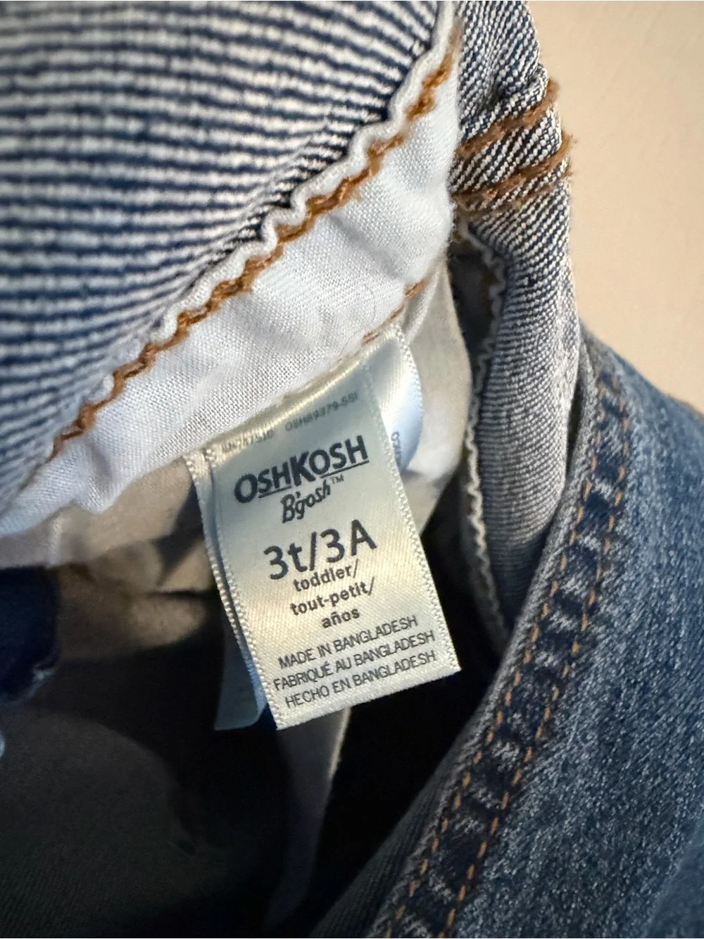 OshKosh B'gosh Dark Blue Denim Overalls for Kids